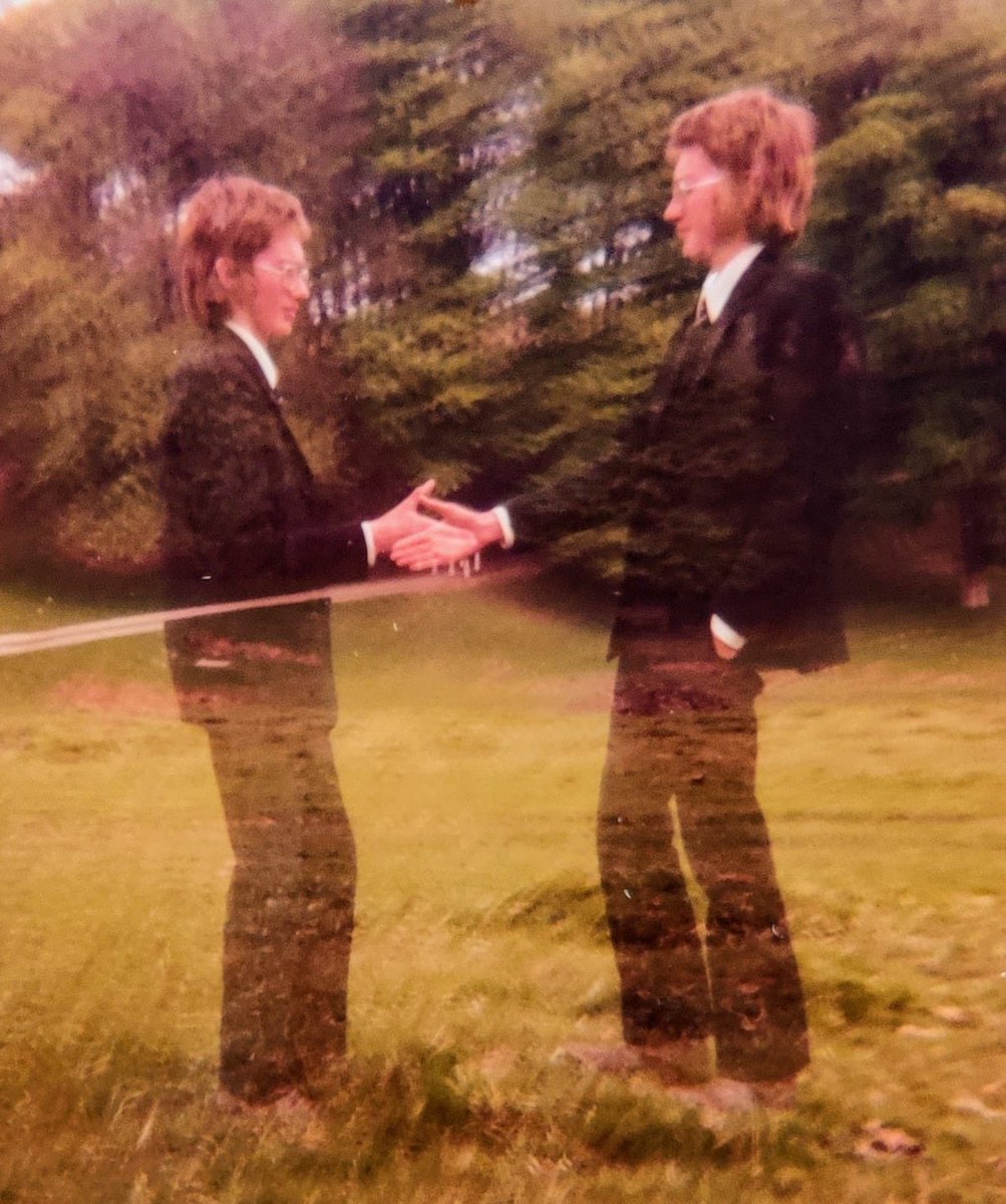 My brother did this photo of Andy Gill at school