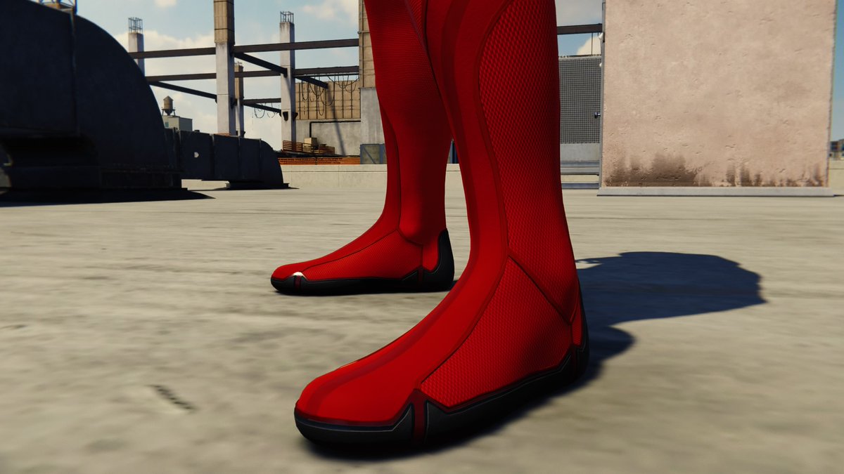 ◦ Scarlet Spider II Suit ◦⌁ suit power: none⌁ MORE claws⌁ worn by kaine parker in the comics⌁ love the black and red⌁ obtained during 'the heist' dlc