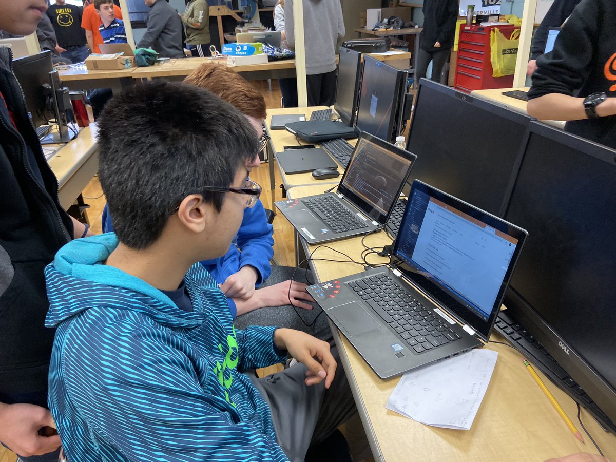 Yesterday we continued to test our control panel, developed and taught robot code, used our new tool to bend put index barrier, and made decisions on motors! We’re excited to move to Week 5 and the arrival of our machined parts! #week5 #allin4theville #frc #infiniterecharge