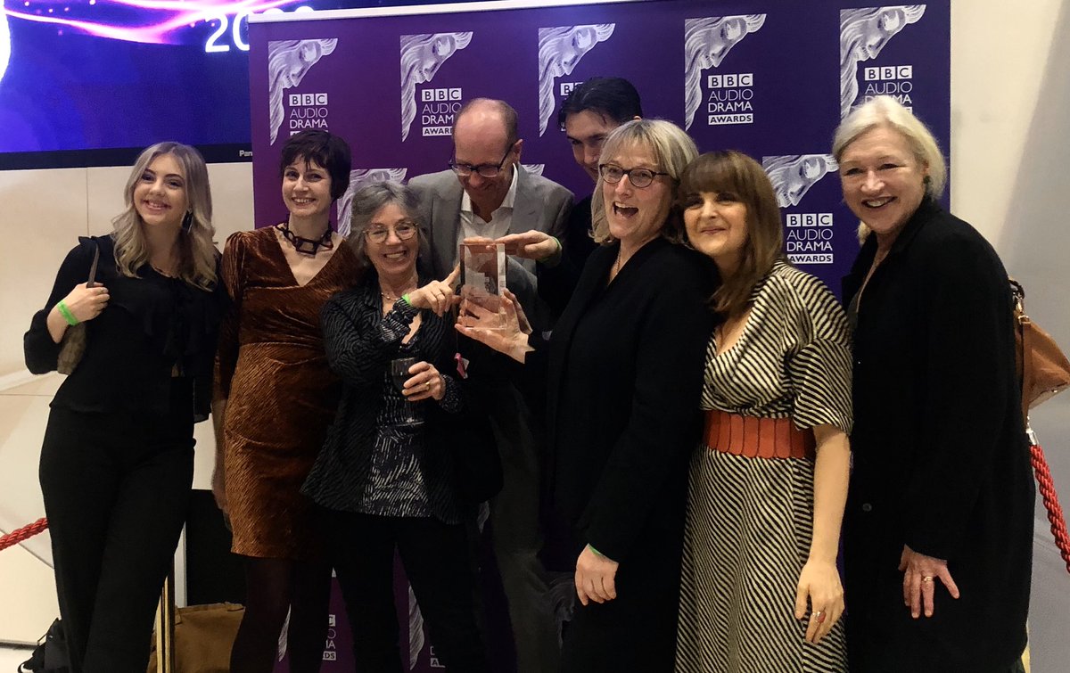 marthapgodber's tweet photo. Amazing evening at the #BBCaudioawards huge congratulations @MaryWL1 for winning Best Director for โTalk to me: HP Lovecraftโ ! What an honour to have been involved in this piece! โค๏ธ https://t.co/oOSQTrJyWi