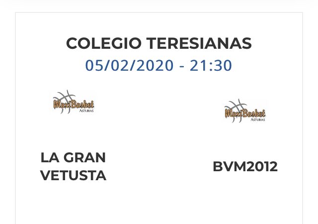 MaxibasketA's tweet photo. Horarios Jornada 14

@CanastAsturiana @asturbasket @FBPA_asturias https://t.co/Zk9EyyxQ3c