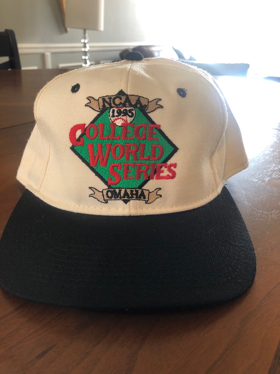 Sergio_Brown13's tweet photo. Turning back the clock. Clutch find on eBay. Classic Omaha memorabilia. #rosenblatt #1995 #nationalchamps #throwbacksunday #CWSonCBS #11amstart https://t.co/61i0b6Qf2T