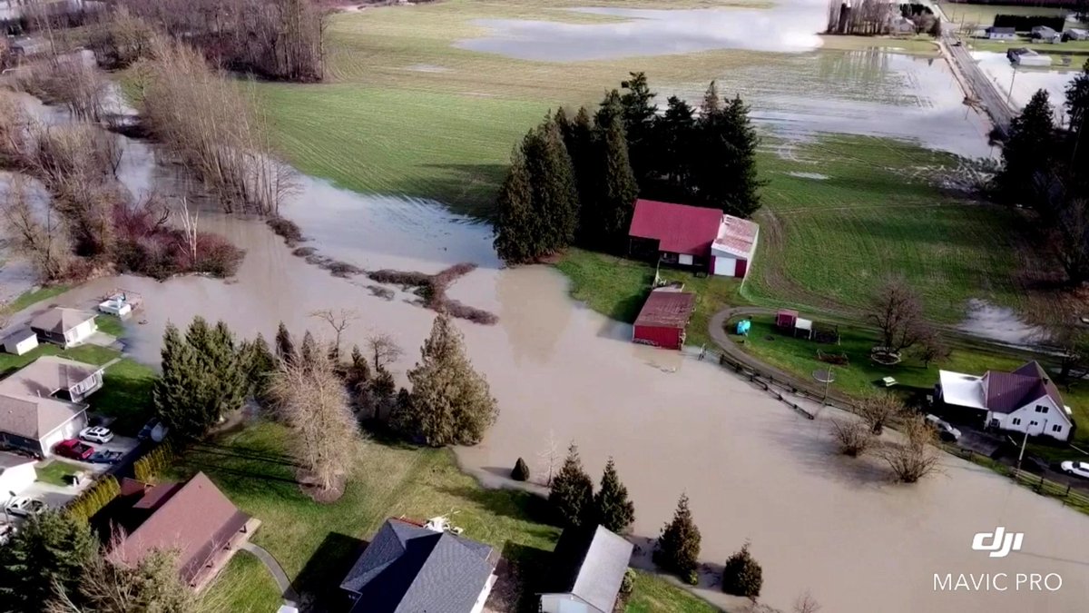 codysharp06's tweet photo. Another video of flooded Sumas #DJI #mavicpro #sumasflood2020 https://t.co/kNmSU3WMzd https://t.co/SKjUkTErue