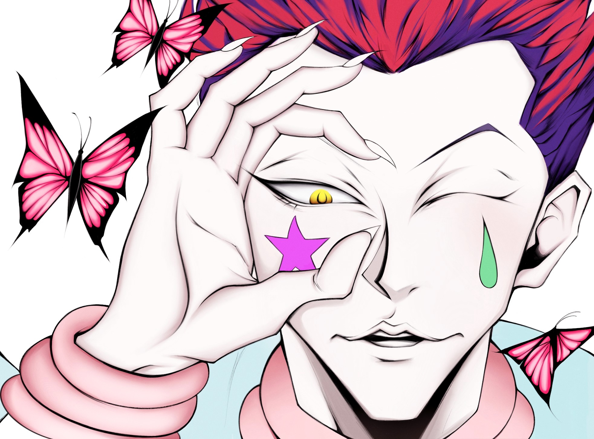 エ デ ン ehden en Twitter: "digital drawing of hisoka from hunter x hunte...