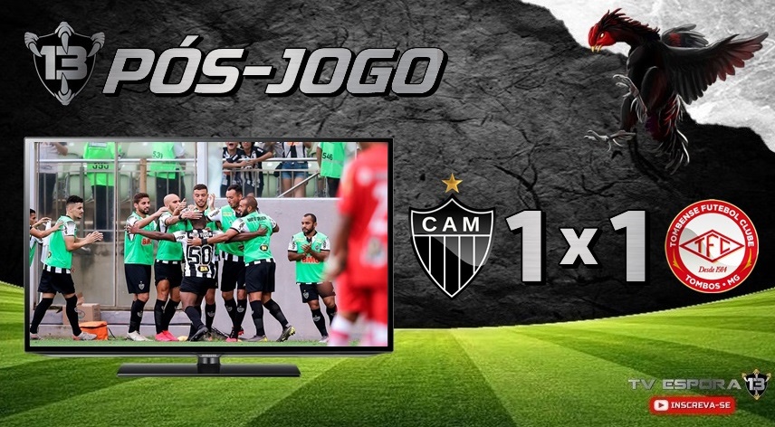 Espora13's tweet photo. Pós-Jogo | Atlético 1x1 Tombense - Campeonato Mineiro 2020
https://t.co/GBwU5crc1b

Inscreva-se no TV Espora 13, o canal de todas modalidades do Galo!
#Espora13 #CAMxTFC

Apoio:
@kickball_br 
@ao2ti 
Fliperama 90
Gráfica Folha de Ouro
Importados de NY
@LojaEspora13
@pulerobar https://t.co/Wvq1hjZdNy