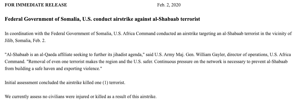 Meanwhile in Somalia