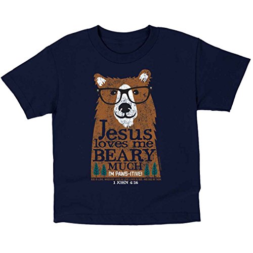 TFaithment's tweet photo. #christiangiftsforboys Jesus Loves Me Beary Much, Kidz Tee, SM, Navy – Christian Fashion Gifts https://t.co/b8KmbN0ZWH https://t.co/koA86CwM8I