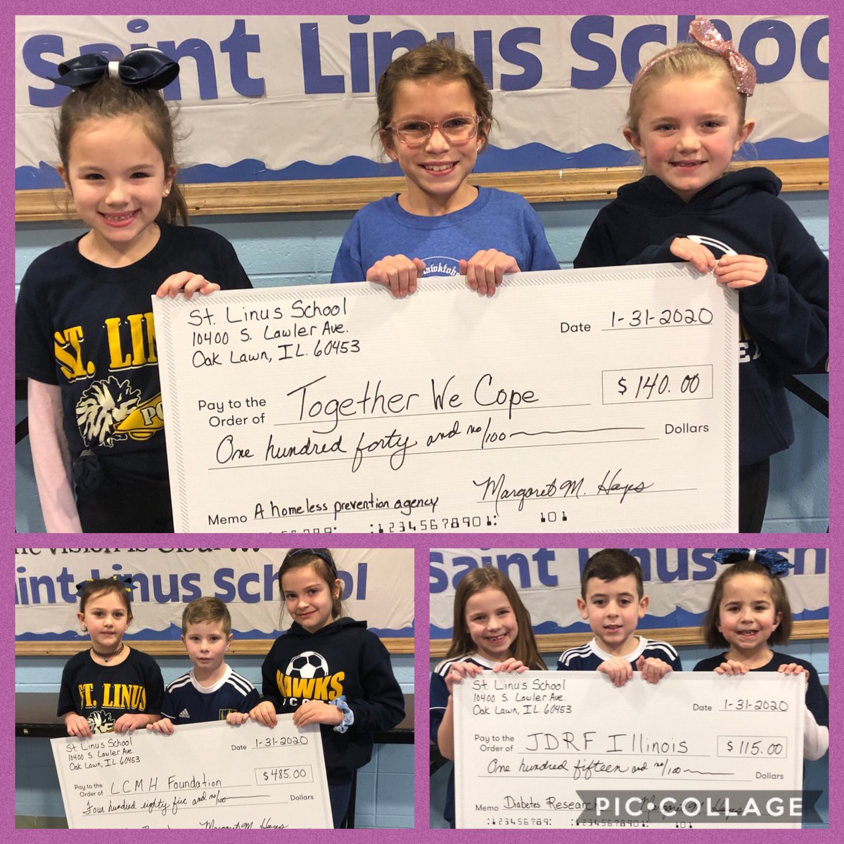 stlinushawks's tweet photo. Crafting for a good cause! Crafts with Ms. Hayes has raised money for Juvenile Diabetes, Breast Cancer Research at Little Company of Mary Hospital,  and Together We Cope an agency that works to prevent homelessness. Way to go Hawks! 💛🦅💙 https://t.co/qeBWfKMLCK