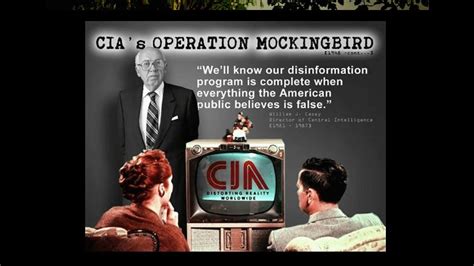 The Jesuits had mastered spying Donovan, Admiral Rossco, Alan Dulez and other OSS agents were operating within the CIA, so the CIA was an extension of the OSS agents (PAPERCLIP). In the early 50's the CIA created Operation Mockingbird, in which they..