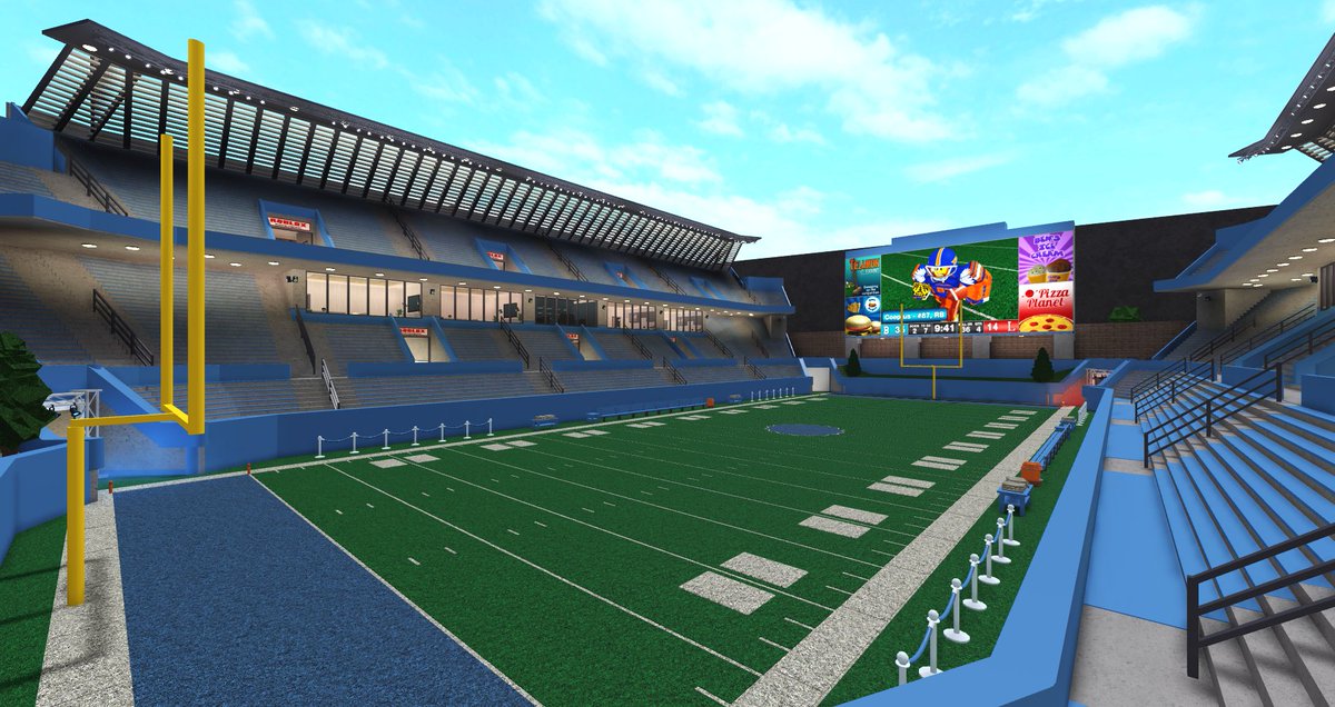 Froggyhopz On Twitter Time For Kick Off Presenting Bloxburg S Very Own Super Bowl Stadium This Massive Stadium Features Plenty Of Food And Drink Vip Sky Box Suites Locker Rooms And Plenty - arena football 4 roblox code