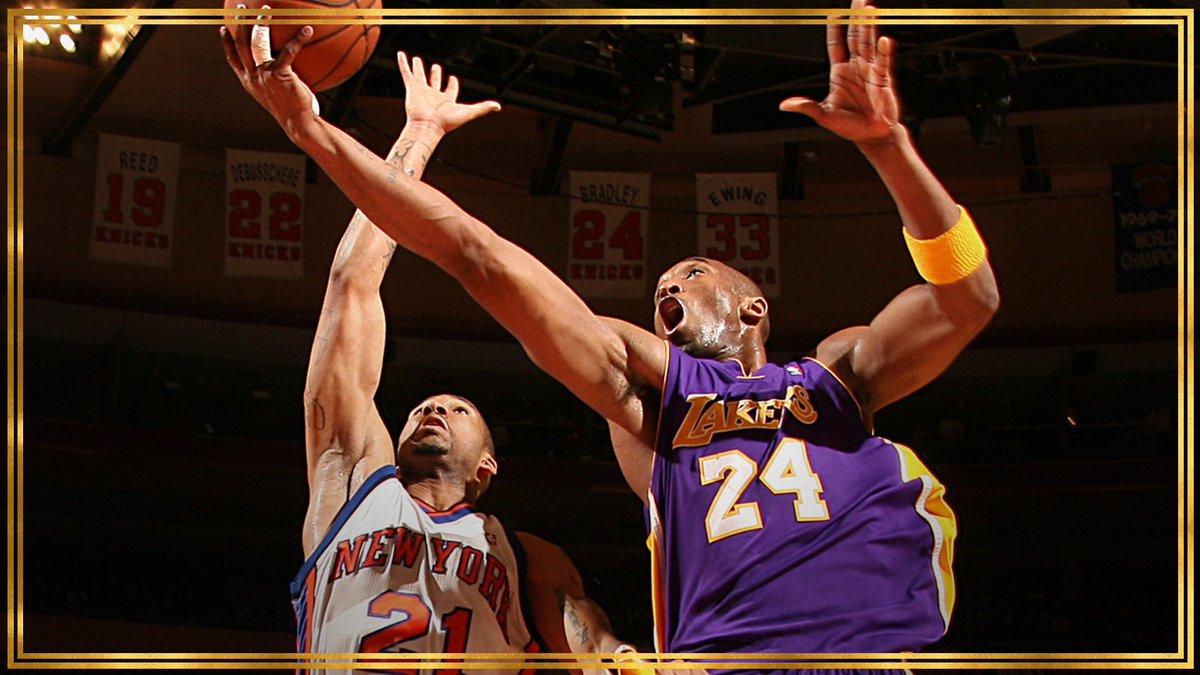 NBA's tweet image. 💜💛 2/2/2009 • 61 points • MSG.