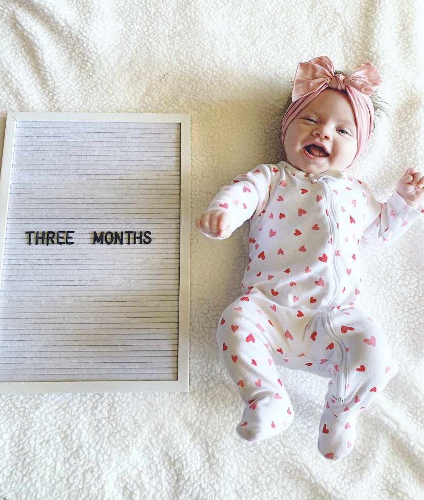 cassiewebberr's tweet photo. We turned 3 months yesterday. I love watching this lil nugget grow 😢💕 happy love month!! https://t.co/ihMKQ0uxOS