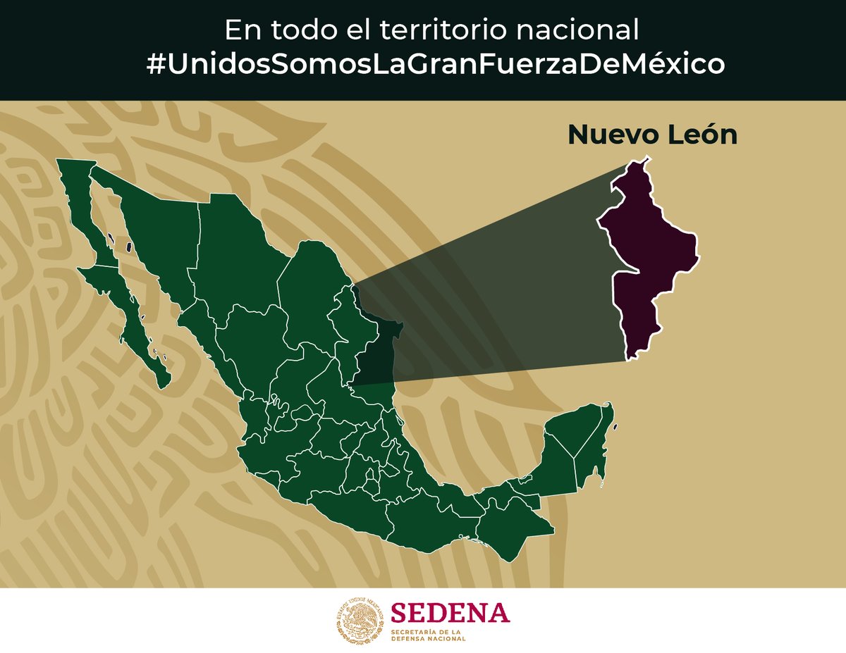 Tropas del #EjéMx pertenecientes a la #7ZonaMilitar impartieron instrucción de orden cerrado a personal del 3/er. Cuerpo de Caballería de Defensas Rurales en el Campo Mil. No. 7-D en el Mpio. de #Linares, #NL.
#UnidosSomosLaGranFuerzaDeMéxico.