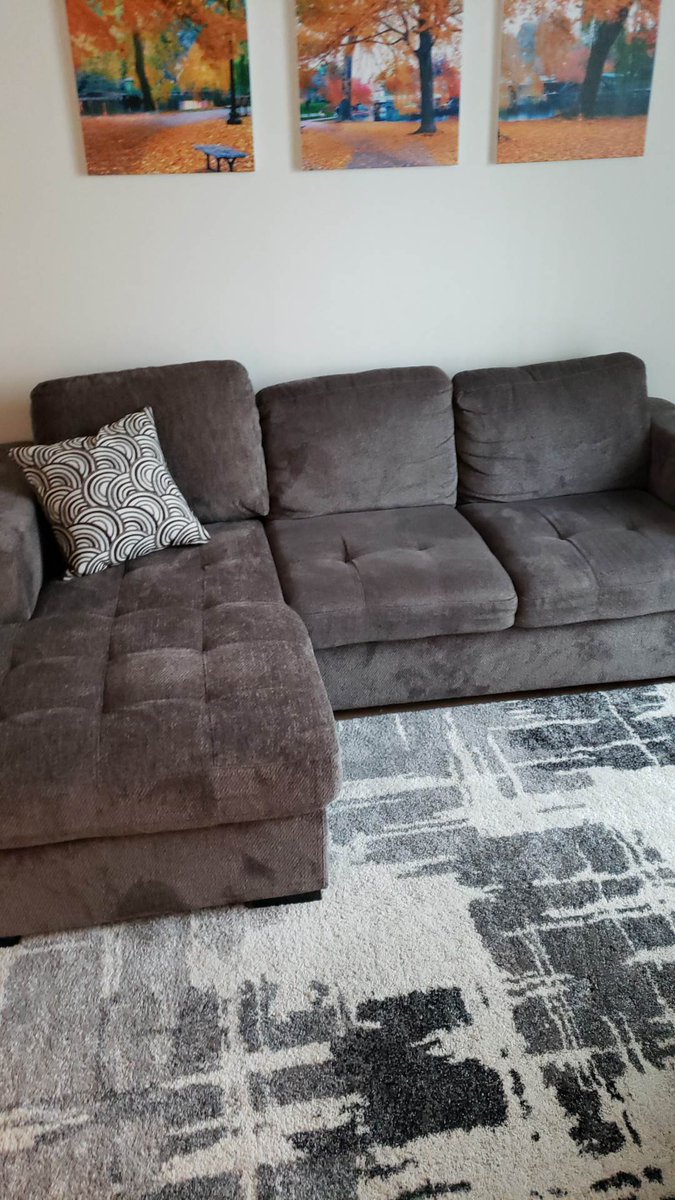 jermarshall19's tweet photo. @TheBrick need some customer service right now. Please send me a DM so we can get this issue dealt with now. 
Who thinks replacing half a couch is a smart idea. We now are done with the Brick and just want our money back! https://t.co/GqVAXpwlx4