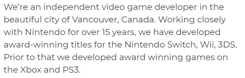 Stealth Next Level Games Is Technically A 2nd Party They Are Independent But Likely Have A Contract With Nintendo