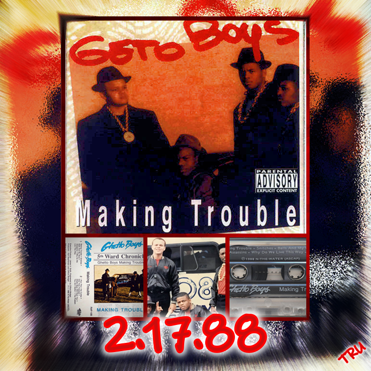 FrankTru1's tweet photo. 2.17.88 The #GetoBoys drop their debut album #MakingTrouble 💥#DjReddyRed 🙏#BushwickBill 🙏 R.I.P. #PrinceJohnnyC #SlimJukebox 👊 https://t.co/lsCU8TO5YH