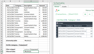 htilabs's tweet image. #Filtering is one of the most important tools for an #ExcelUser, and although we use it frequently it isn't perfect... There is a way to overcome these problems with @schematiq  
Have a look: buff.ly/31SLfog 
#HTILabs #Schematiq #ExcelProblems #ExcelTools #Data