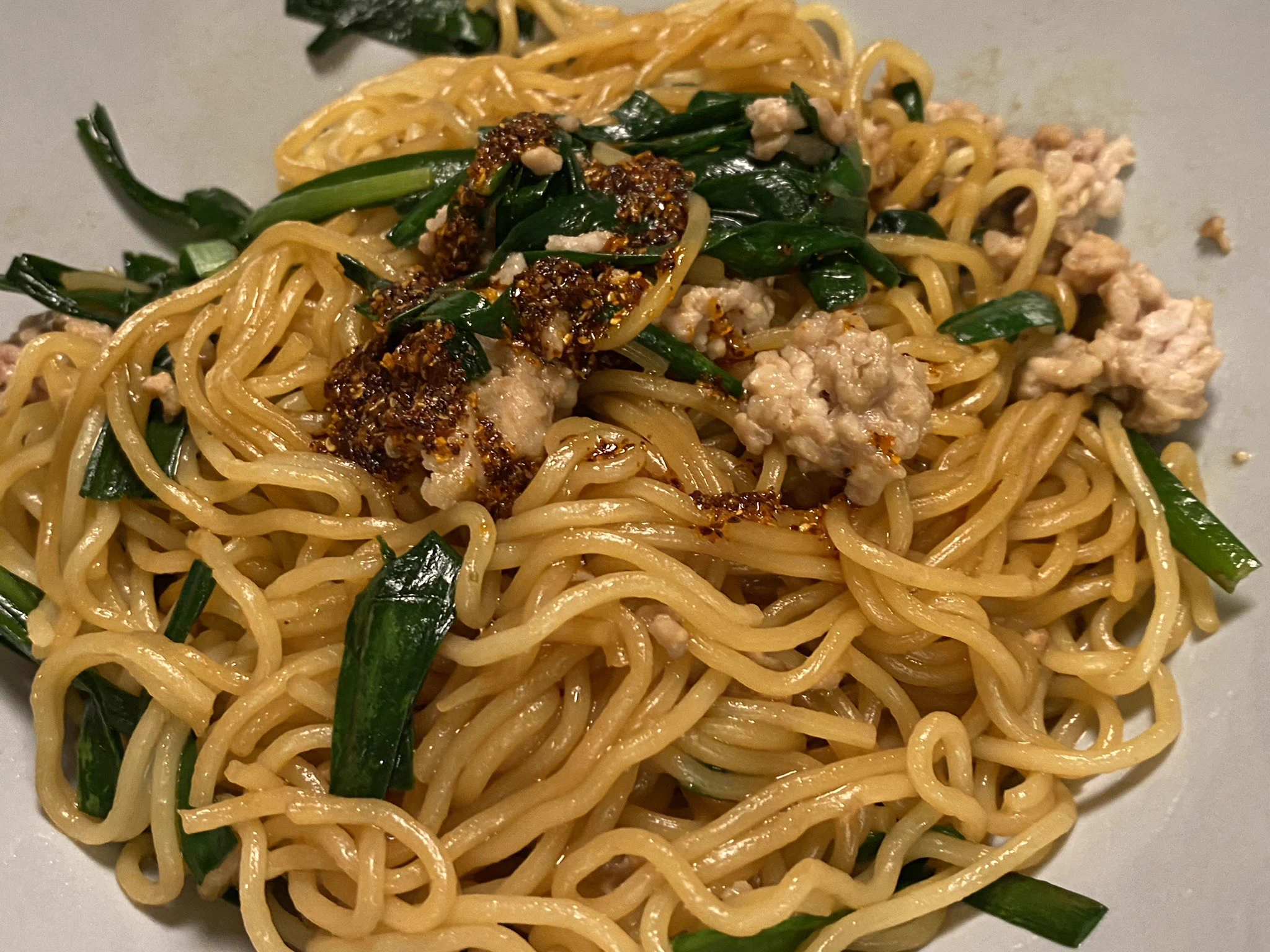 @ore825 ４分でパラダイスな旨さです。
辣油を最後に振ったら、台湾が近くになります！
ハイボール、ビール、炭酸に合う♡ 