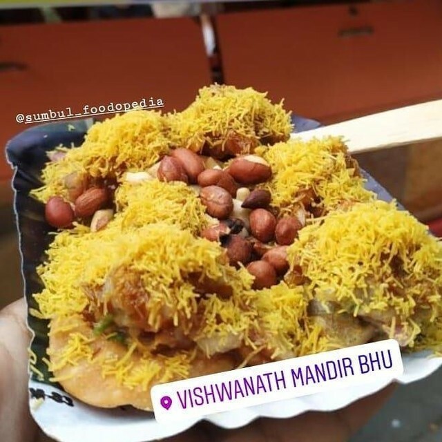 Sev Puri @sumbul_foodopedia⠀  #sevtamatar #sabji #vegetarian #namkeensev #indorisev #delicioue #easyandquick #instafood #instapic  #sevpuri #instagramers  #foodporn #foodgasm #ChatpatiSev #Sevgram #SevIsLife #sevindore #SevingSev #SevBhujiya