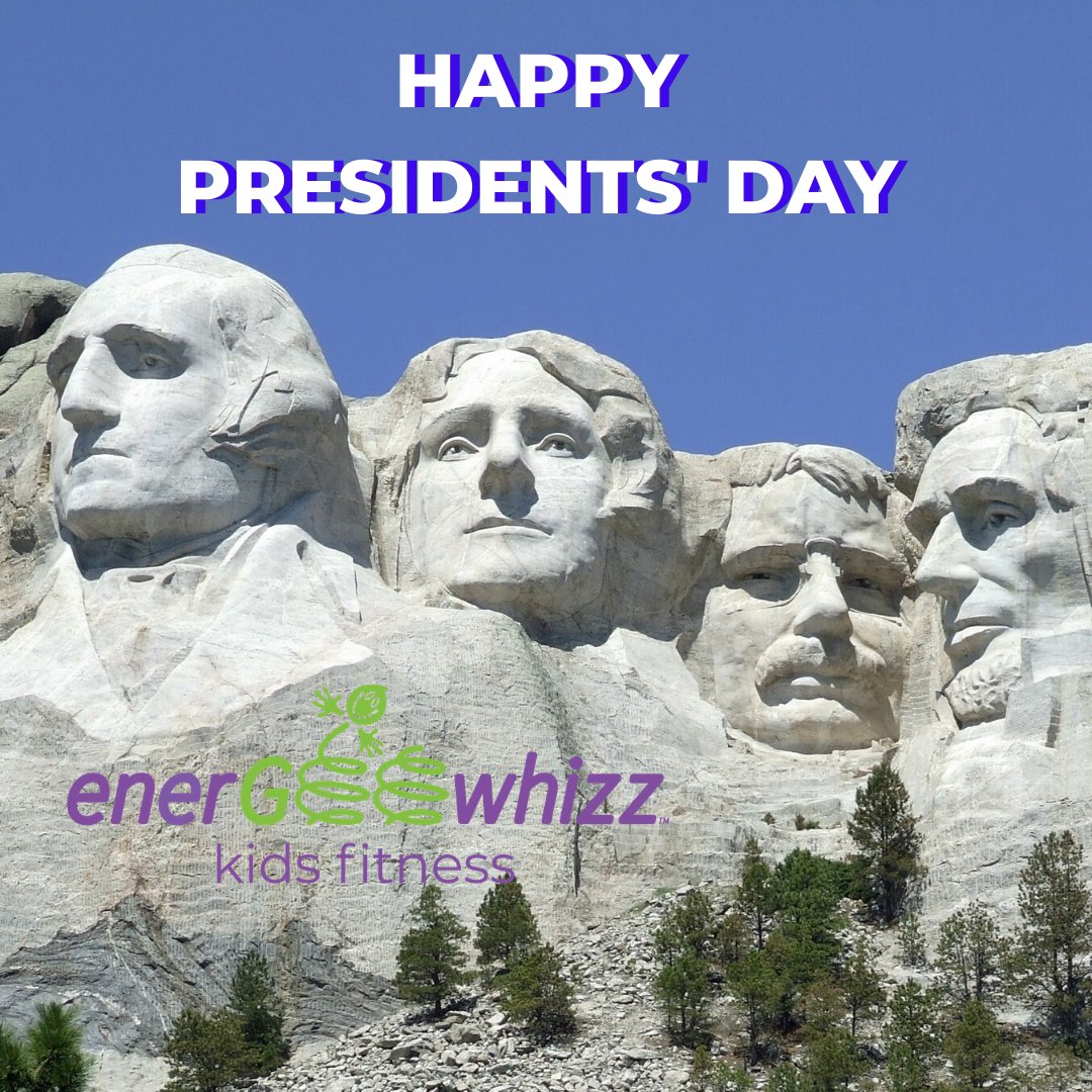 Happy President's Day! Hope you have a happy, healthy and fit day! #enerGEEwhizzkidsfitness #kidsfitness #fitkids
