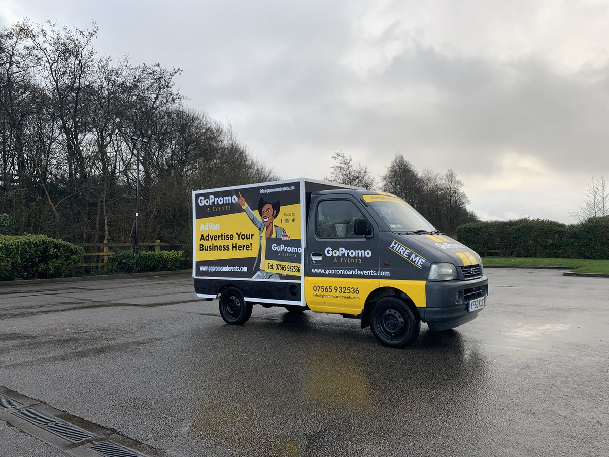 gopromoandevent's tweet photo. The GoPromo AdVan 🚚🔥🚚
3 SIDES OF ADVERTISEMENTS🔥🔥
The AdVan can be driven anywhere & everywhere!
The AdVan can be parked anywhere during the day and overnight!
Get in touch for enquires - info@gopromoandevents.com
#gopromo #advan #advert #promotion #promo #advertise https://t.co/aBGtlac8eS