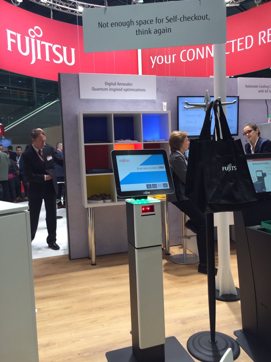 mazzaknights's tweet photo. #EuroShop2020 #retailtech trends: 

Self-service #scanning #checkout &amp; #kiosks (e.g. for #fashion, #grocery &amp; #foodtogo)

Modular #mobile #payments devices (e.g. #queuebusting)

Robotics (e.g. #onshelfavailability &amp; #CX) https://t.co/PNL3TniX4A
