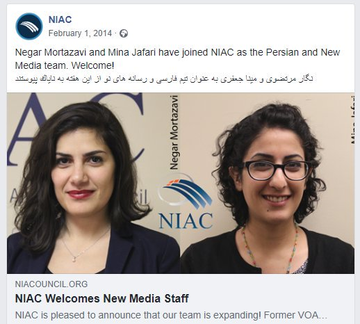 22)NIAC alumni, such as  @NegarMortazavi, are also active in the media.Mortazavi is quite fond of Zarif. It is worth noting that senior Iranian regime officials do not take pictures with people unless they are certain of their utmost loyalty.Mortazavi is also close to  @IlhanMN.