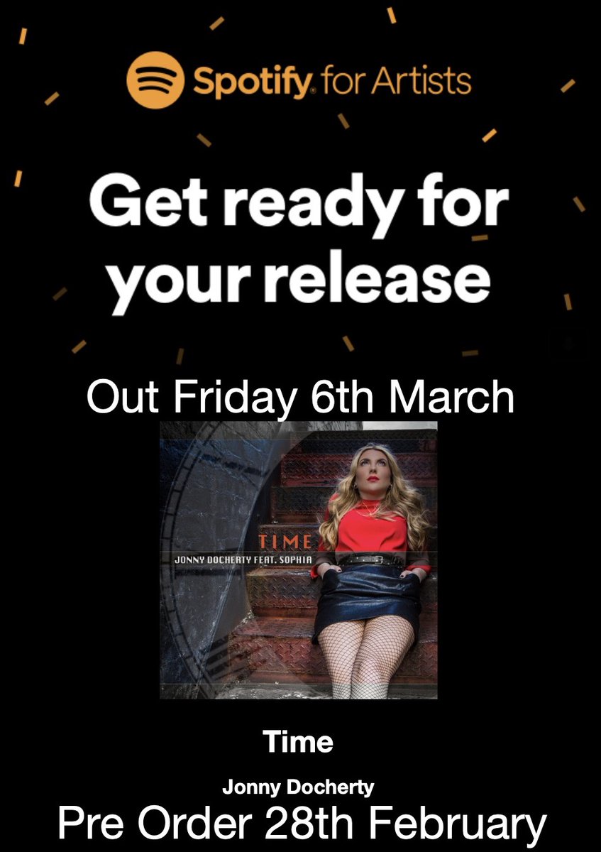 Just 11 days to go till my latest track "Time" Featuring @sophiamusicx  Will be available for pre-order!

🔥(Pre-order - Friday 28th February) 🔥

It will be Available on <a href="/iTunes/">iTunes</a>, <a href="/AppleMusic/">Apple Music</a> , <a href="/beatport/">Beatport</a> , <a href="/Spotify/">Spotify</a> and more! 🎵🎵

#NewMusic #Comingsoon #Progressivehouse #Time