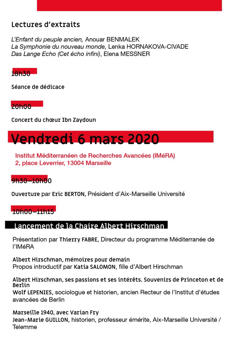 imera_amu's tweet photo. Du 4 au 6/03,  3e Forum Franco-Allemand de la Méditerranée : "Entre mémoires et histoires" - Organisé par le Centre Franco-Allemand de Provence @cfap_aix, l’IMéRA, SciencesPo Aix @Sciences_Po_Aix et le Konrad Adenauer Stiftung @KASonline - Plus d'infos >>> https://t.co/3p2TQpjqdg https://t.co/jN7opYUncf