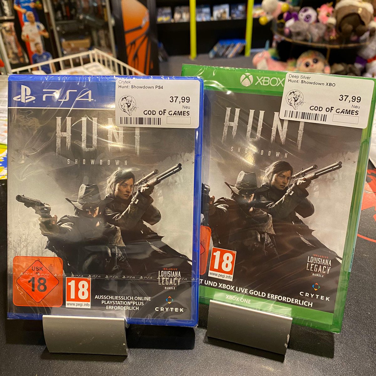 godofgameshof's tweet photo. HUNT SHOWDOWN ist jetzt für PS4 und XBOX ONE erhältlich.

PREIS: 37,99€
Shop-Link: https://t.co/kFAzfP3Ixw

#godofgames #hofsaale #plauen #crytek #hunt #playstation #xbox https://t.co/Auvrq9k3S6