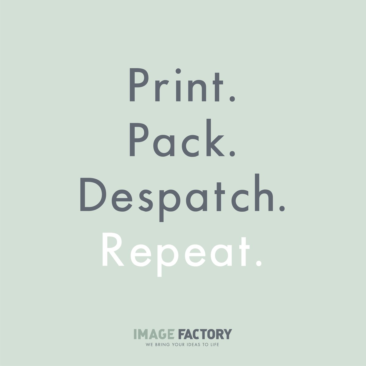 ImageFactoryUK's tweet image. Print. Pack. Despatch. REPEAT. 
We&apos;re ready for for another busy week at Image Factory 
 #digitalprint #retailpos #print #despatch #pointofsale #cardboardengineering #largeformat #pos #monday #printindustry #printquote #busyweek