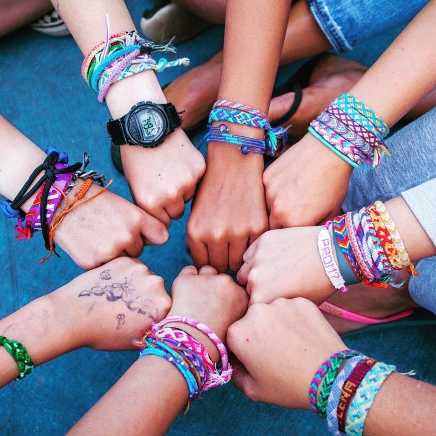 Friendship bracelets shop aesthetic