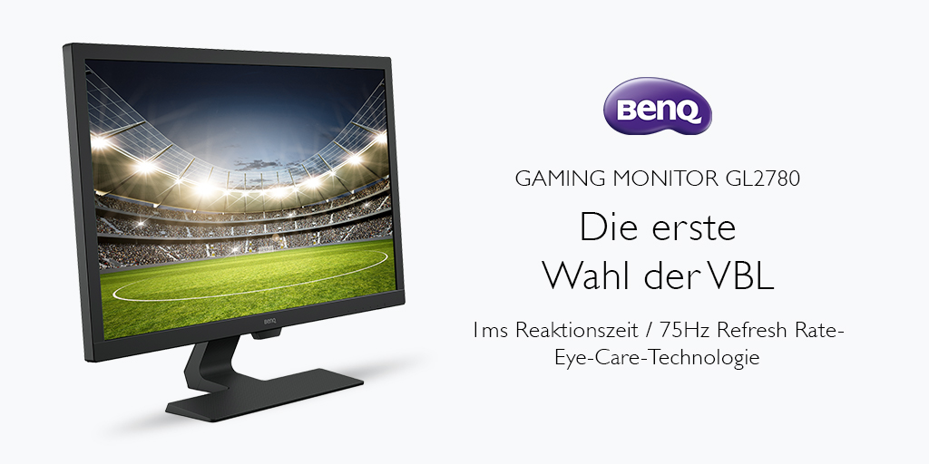 vbl_official's tweet photo. Die 🎮⚽️Teams und Spieler sind dank BenQ Gaming Monitoren mit 1ms bestens für die #VBL sowohl im Studio als auch bei den Finals gerüstet 💪
 
Mehr Infos 👉https://t.co/op3m1vvkud
 
#BenQGaming https://t.co/Ewx7ljbBGN