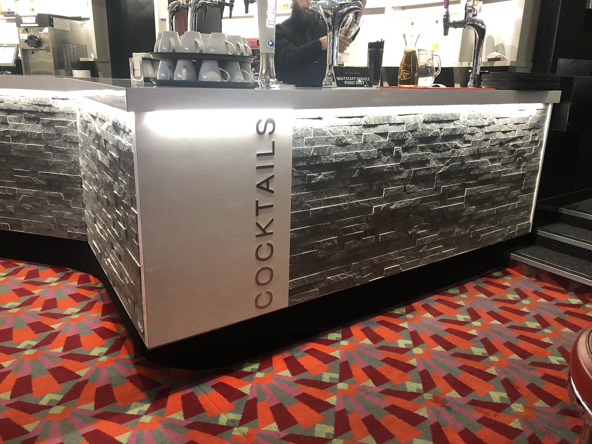 venturesigns's tweet photo. Recent visit saw our Stainless Steel lettering finished @DamonsUK @DamonsJapanese   Slate wall bar area to complete a stunning transformation #attentiontodetail https://t.co/5J2PZOWmI3