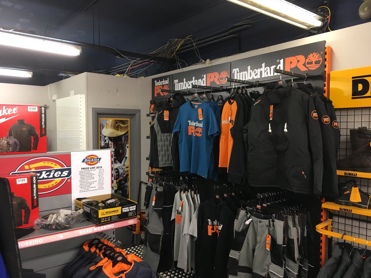 New <a href="/TimberlandPRO/">Timberland PRO</a> range now available at <a href="/FixingsCenter/">Fixings & Powertool Center</a> - pop in to get yourself kitted out!