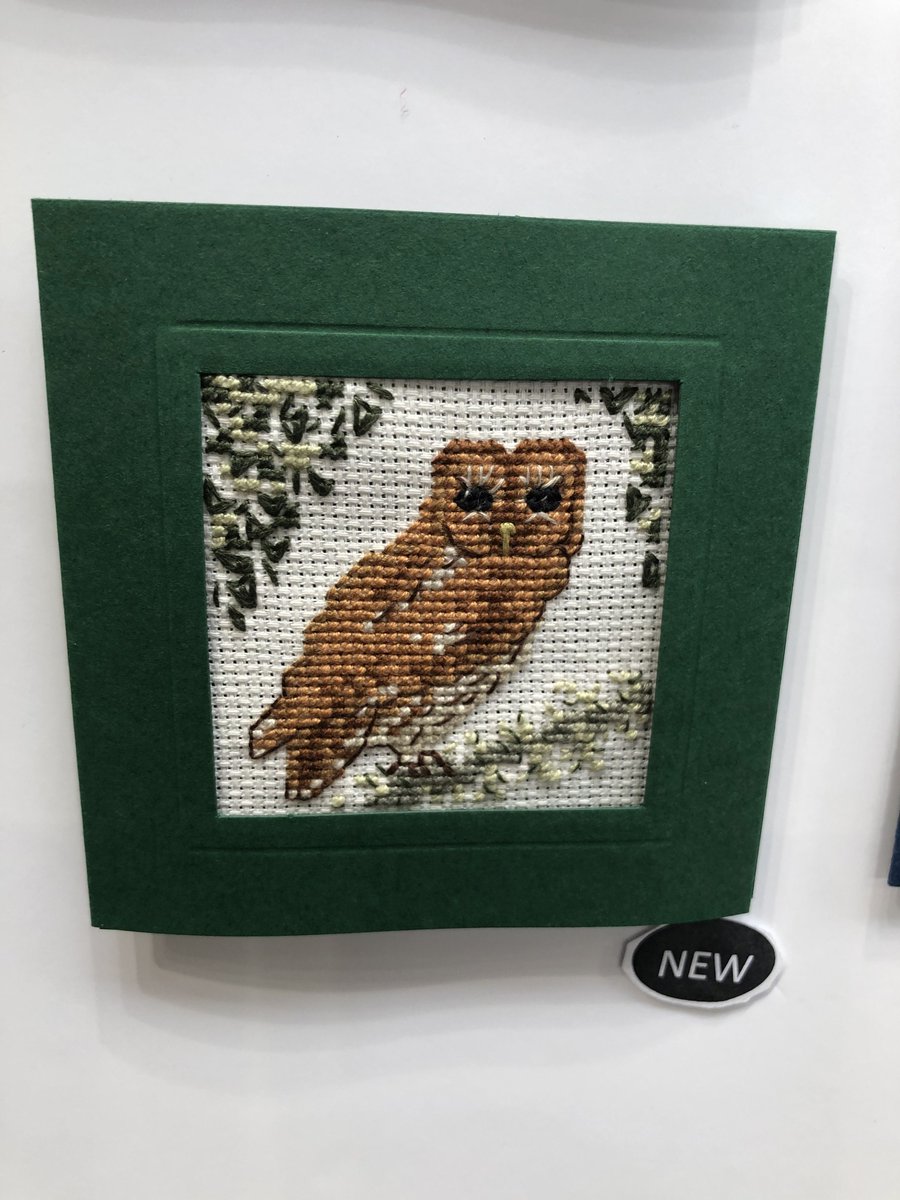 CraftFocus's tweet photo. There's plenty of owlish inspiration from Heritage Crafts at #CHSIStitches this year. Visit stand A09 for more. #stitches2020 #tradeshow #crossstitch https://t.co/wtFOGbgirr