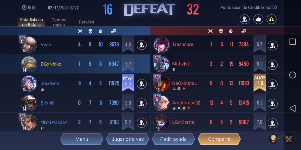Como era poco que me siga emparejando con trio cuando juego el 90% en soloq ahora me manda vs trioq de conquers. Cada dia te amo mas <a href="/ArenaofValor/">Arena of Valor</a>
