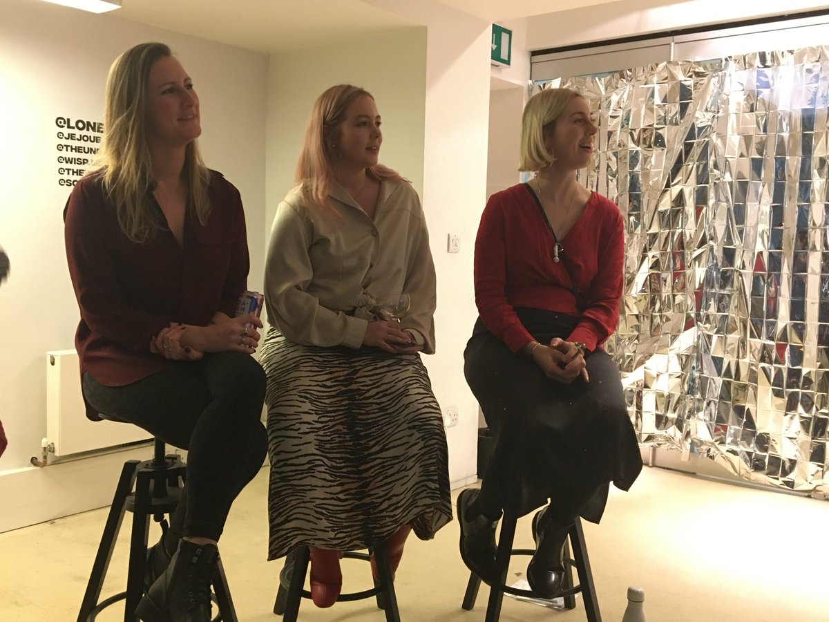 wisp_me's tweet photo. Thank you for hosting us on your gorgeous Alternative-Valentine's panel, @lonedesignclub. Lovely to meet The Wicked Jade, Sophie Rose Brampton &amp; @JeJoue! We talked everything from sensual touch to multiple orgasms, naked yoga to sexually empowering art! 😍 https://t.co/BldvfZOqGu