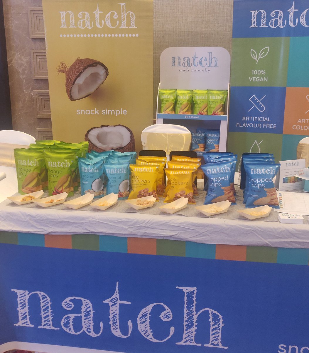 Flavors2020's tweet photo. .We were delighted to have Natch as our Start-up Partner for Flavors 2020 on 16th and 17th January at Mumbai, India. 

We would like to thank them for showcasing their all natural and healthy variants of snacks, ranging from vegan, dairy free and more.

#flavors2020 #Natch #MA https://t.co/gZ7rjCIAbf
