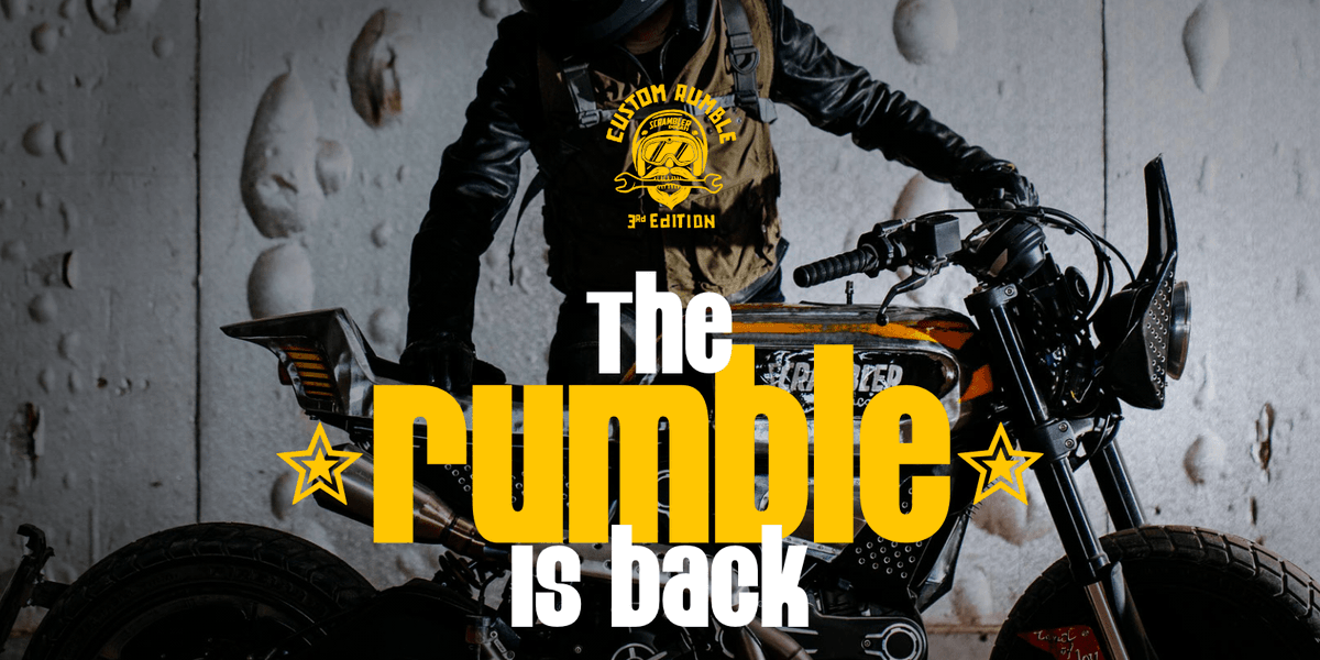 DucatiUK's tweet photo. Custom Rumble: Voting is open for the best-looking Ducati Scrambler custom bike, with the 5 finalists flown to @BikeShedMC’s London show in May where the winer will be announced

More info: https://t.co/VuGROzrWl2 #Ducati #ScramblerDucati #CustomRumble #BikeShedLondon2020 https://t.co/m0KmJuFtr9