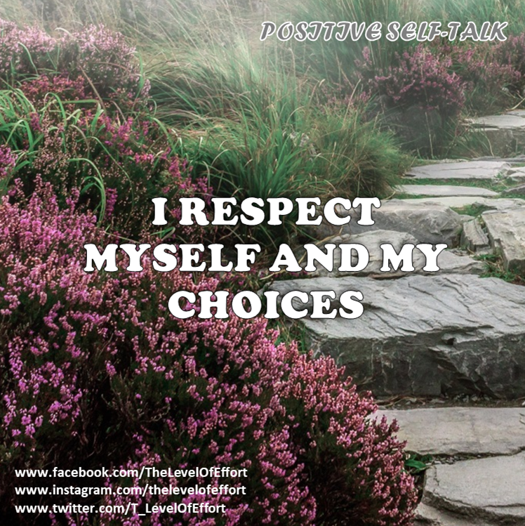 T_LevelOfEffort's tweet photo. "I Respect Myself And My Choices "
#TLOE #Positiveselftalk #Motivational #Inspirational #selftalk #nyc #dubai #london #nz #Quoteoftheday #selflove #selfcare #mentalhealth #selfreminder #selftalkmatters #selftalksoultalk #positive #happy #blessed https://t.co/GQDZ5noRdJ