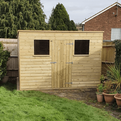 headsheddie's tweet photo. Another pent roof design giving a whopping 80 sqft of storage space! #theshedfactorykent 01732 823455 https://t.co/Z6ZoM5eW52