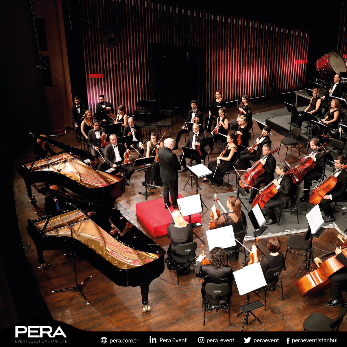 Leonard Slatkin ve Güher &amp; Süher Pekinel Konseri #tb #peraevent #event #events #eventplanner #eventplanning #eventdetail #corporateevent #design #organization #ceremony