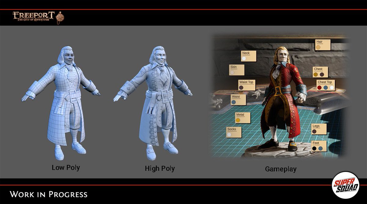 supersquadgames's tweet photo. We at Super Squad are proud of our artists and wanted to share today the incredible work that they do, specially what is hidden behind the scenes!!!

#gamedev #pathfinder2e #pathfinder #gameart #pathfindercharacter #indiedev #madewithunity https://t.co/A6MC2KNAno