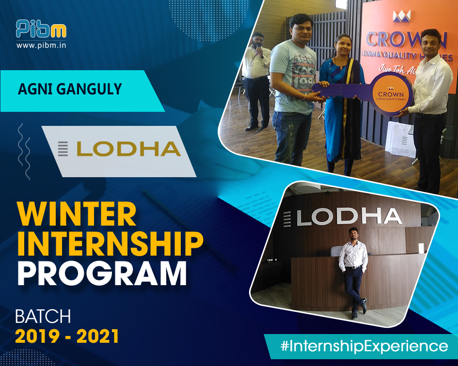 PunePIBM's tweet image. Mr. Agni Ganguly from PIBM&apos;s Batch 2019-21, bagged an amazing WIP opportunity with Lodha Group. Here&apos;s a glimpse of Agni during his WIP.

#WinterInternshipProgram #Lodhadeveloper #realestate #MastersWithPIBM #WIP2020 #PIBMPune
