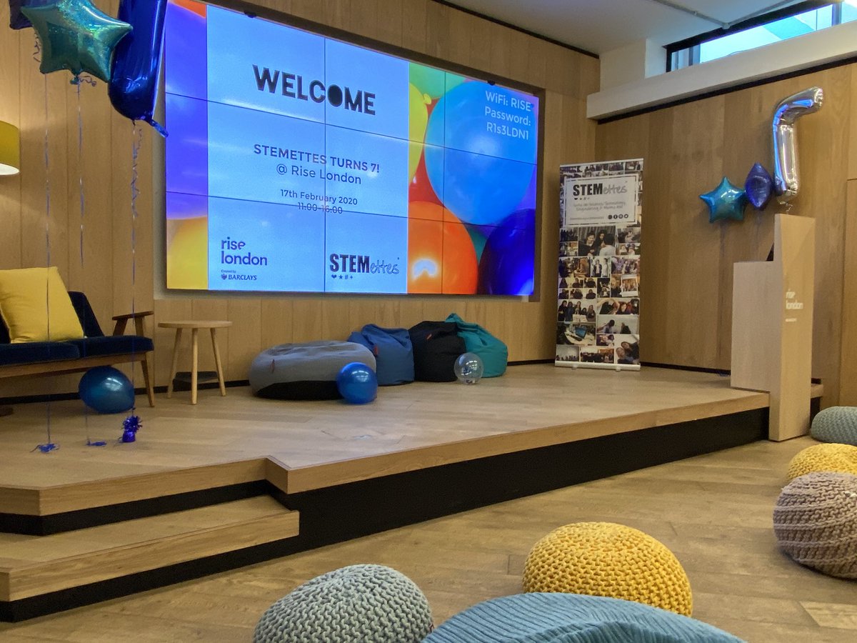 MargiottaTony's tweet image. ⁦@Stemettes⁩ 7th Birthday in the house #awesomekids #doingstuff #HomeofFintech ⁦@ThinkRiseLDN⁩