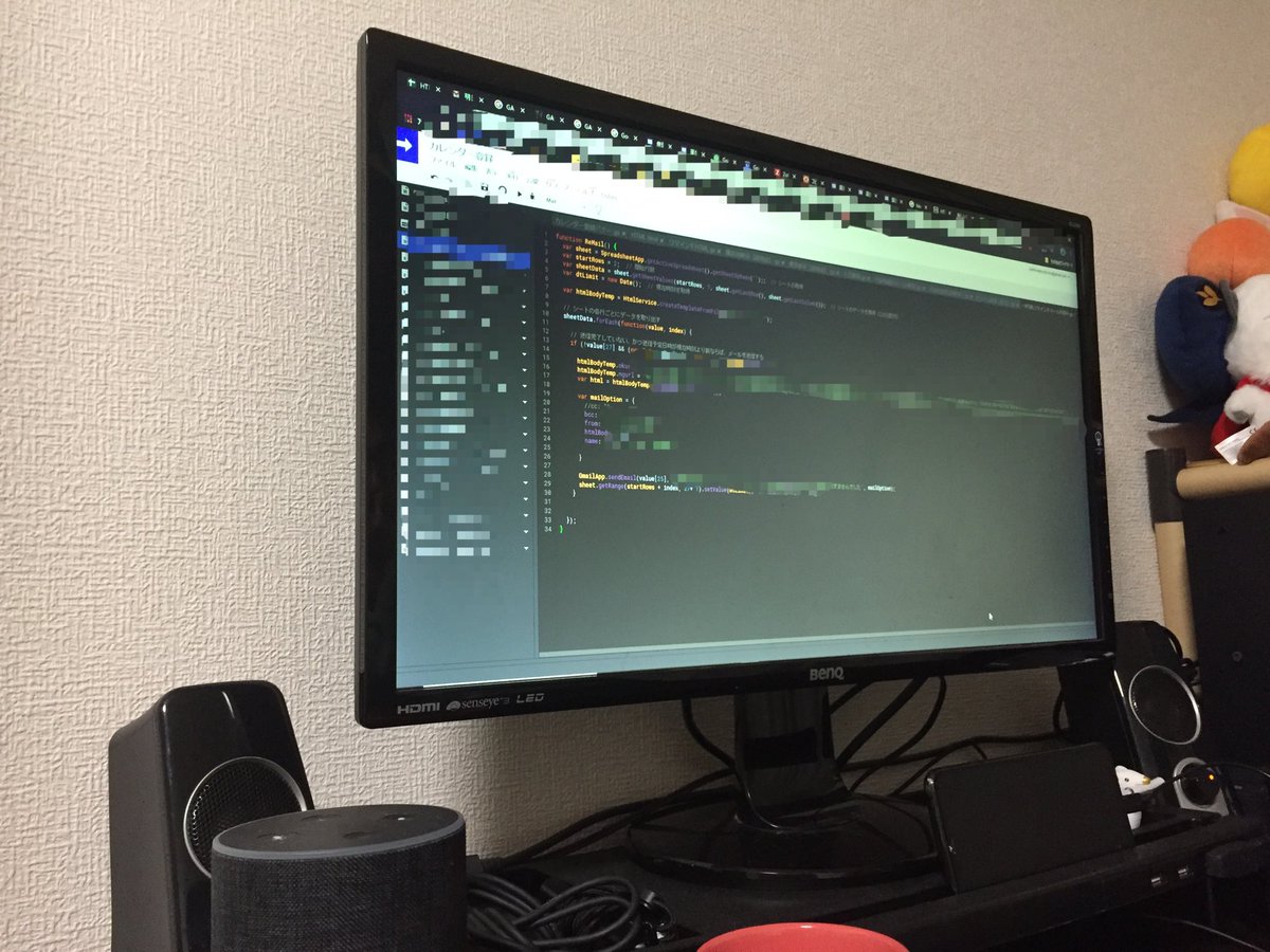 GMO_kashiwagi's tweet image. 今日は仕事早く終わらせて
エンジニアの友達とGASのお勉強中🙆♂️
いつもありがとう😭😭
#GoogleAppScript #エンジニア #GASを扱う採用担当