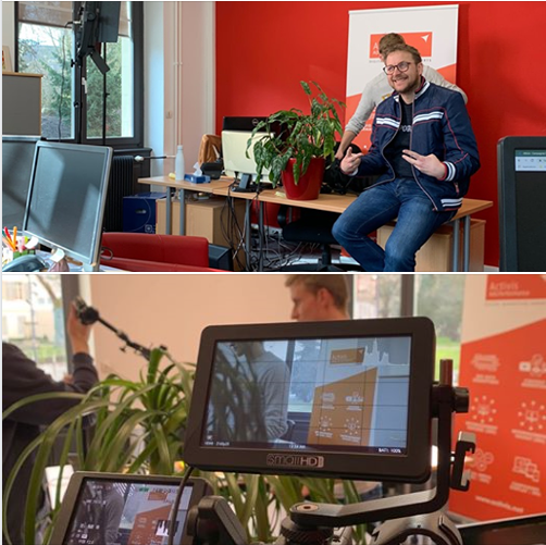 activis_adlp's tweet photo. 🎬 Silence, ça tourne...

Il se passe des choses chez @activis_adlp 😏🎥

#tournage #Backstage https://t.co/j8xVpBjfxJ