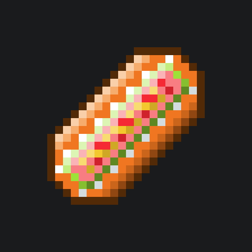 へべぺ ホットドッグ 8bitpainter Pixelart ドット絵