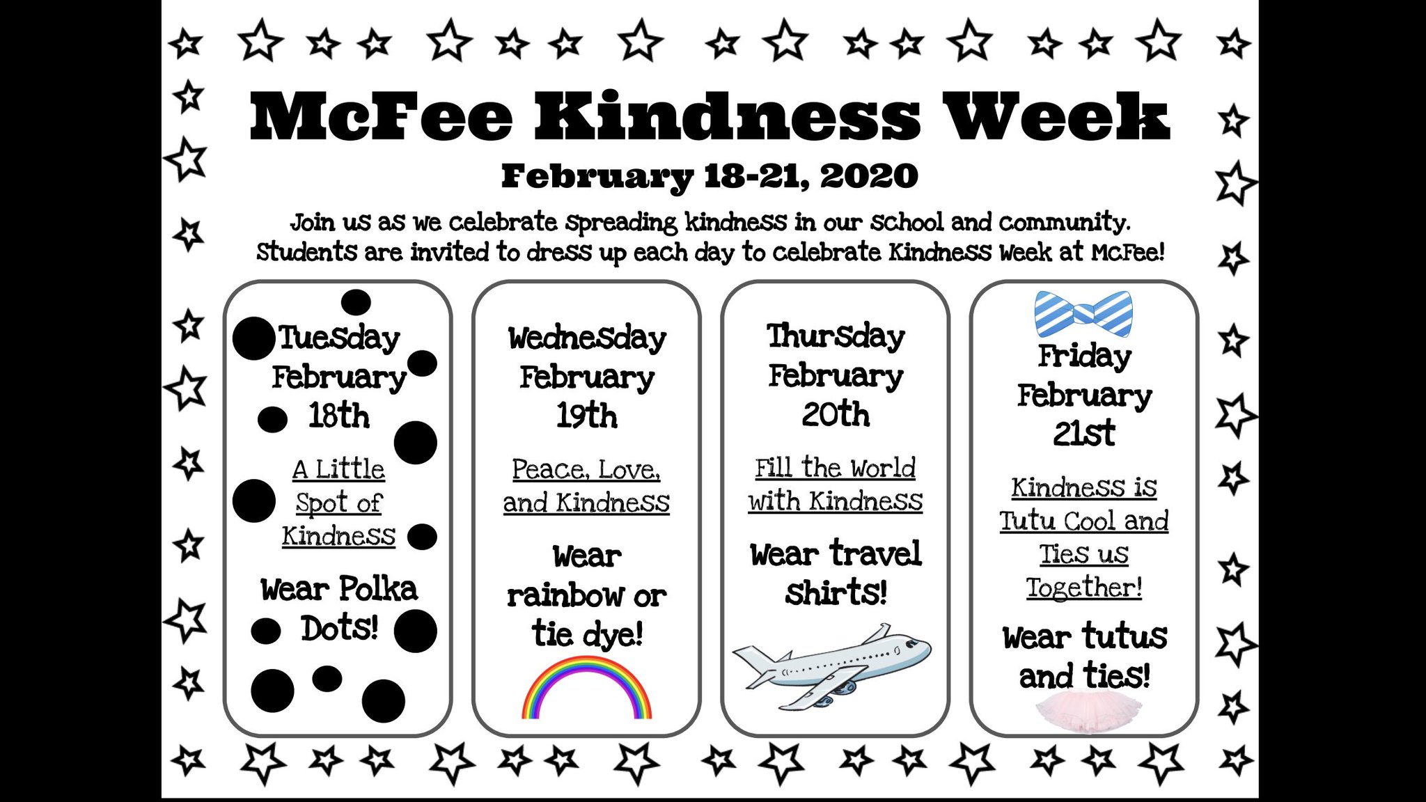 McFee Elementary on Twitter "Celebrate Kindness week with our super